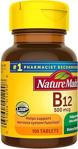Miniatura 2 de Nature Made Vitamina B-12 Comprimidos de 500 mcg 100 ea (paquete de 2)