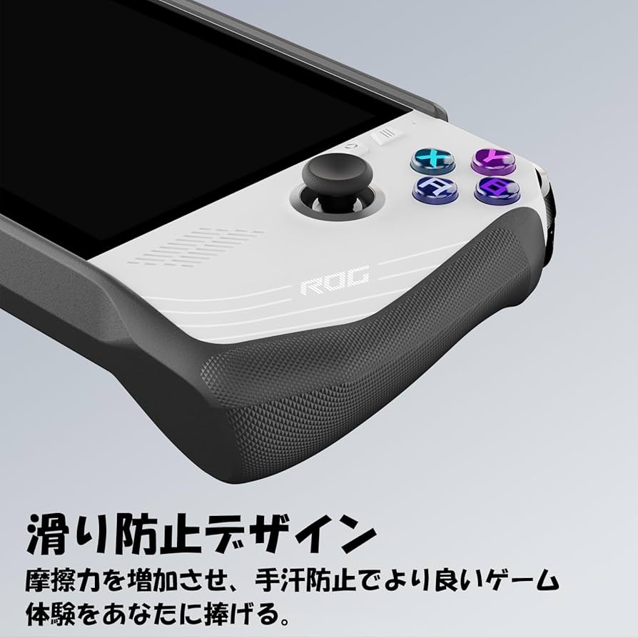 Skull&amp;Co ROG Ally X専保護カバーとガラスフィルム2枚付き Amazon.co.jp: Skull & Co.ROGALLY X専保護カバー 滑りやキズ