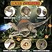 Bokigibi Dinosaur toys, Realistic Remote Control Dinosaur toys for Kids 3-5, 2.4GHZ, Walking, Rechargeable, 3D Eyes Realistic Appearance, 3 Sound Effects, Demo Function, Sturdy Jurassic Toy for kid 3+