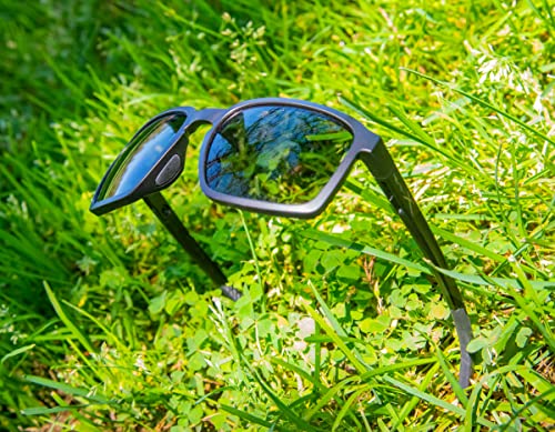 Image of Wiley X WX Alfa Captivate Polarized Sunglasses, Safety Glasses for Men and Women, UV Eye Protection