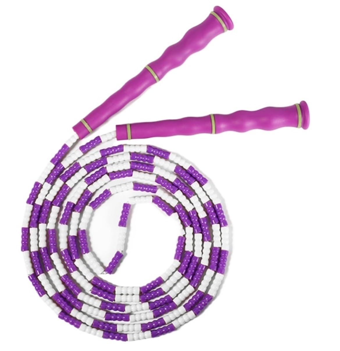 corde per saltare per adulti, Bamboo Fancy Fitness Corda for saltare regolabile Attrezzatura for esercizi aerobici(Purple)