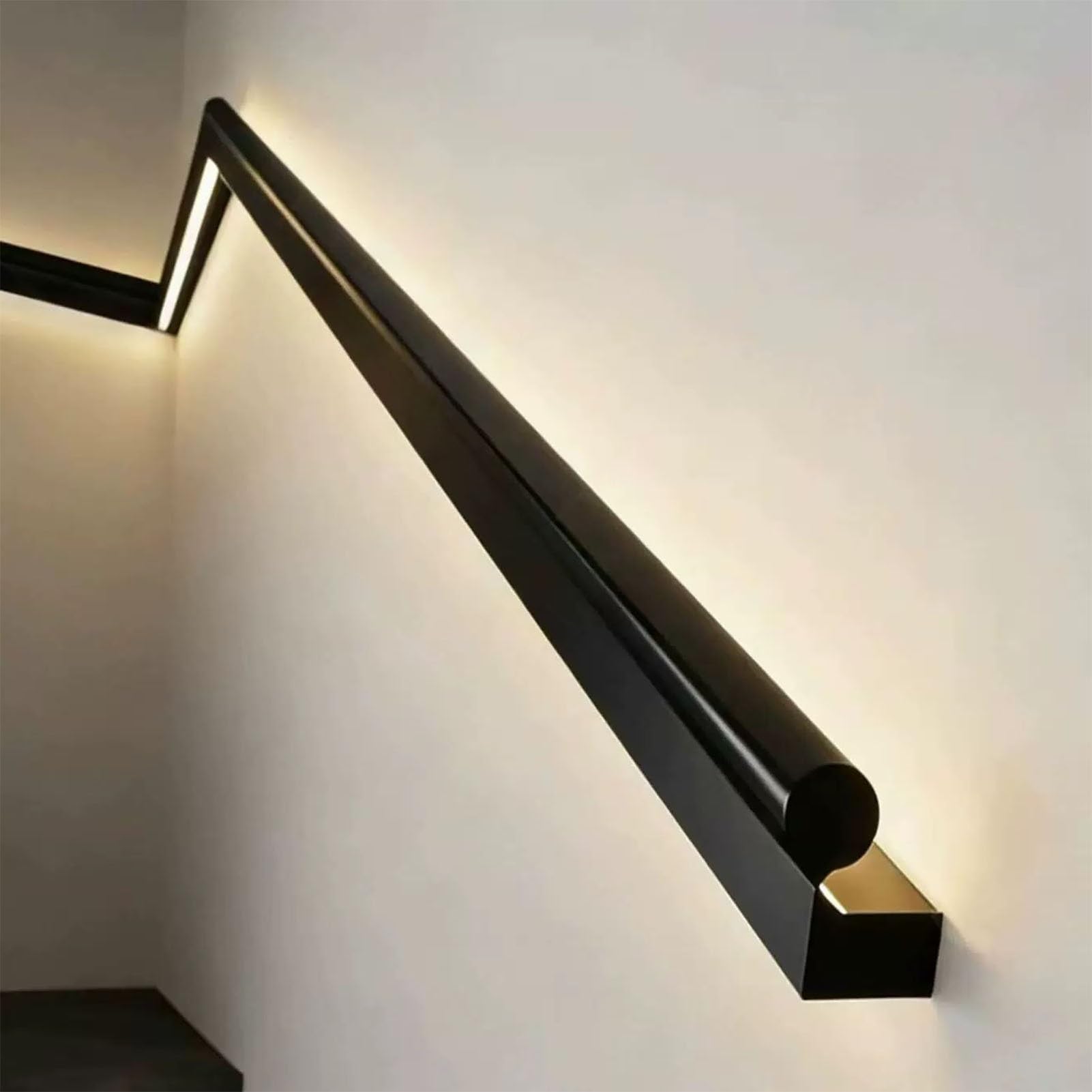 Éclairage LED pour main courante de style loft et industriel de 287cm