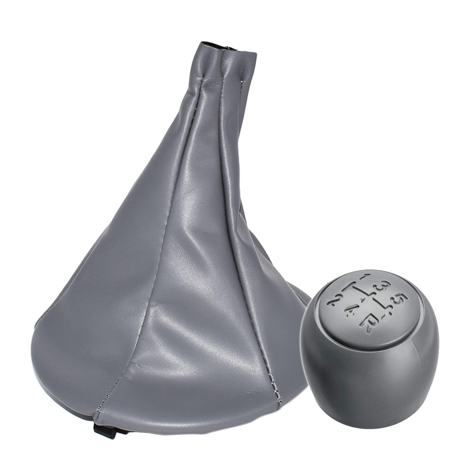KUNYOS for Fiat 500 500C 2007-2013 /Panda 2003-2012 Sporty Shift Knob Grey