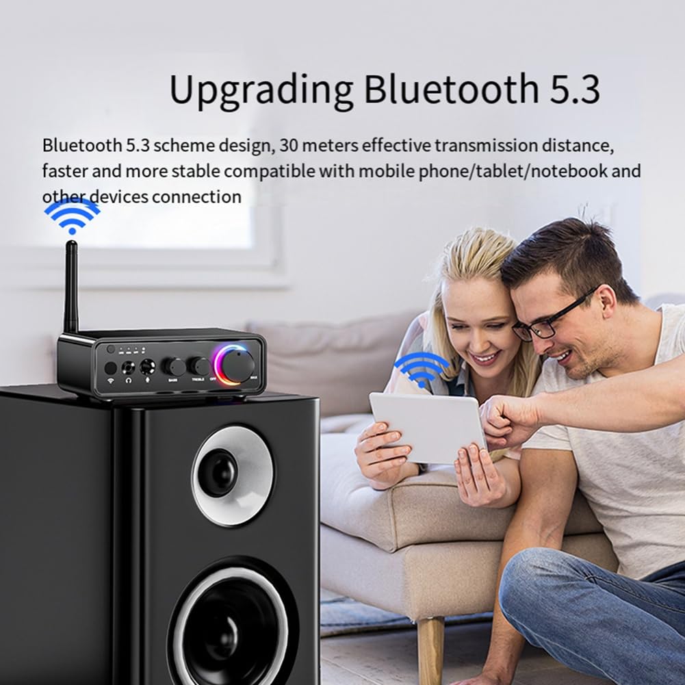 Trasmettitore Ricevitore Audio Bluetooth 5.3 per TV Stereo Domestica, Adattatore Audio HiFi Wireless Bluetooth A Bassa Latenza