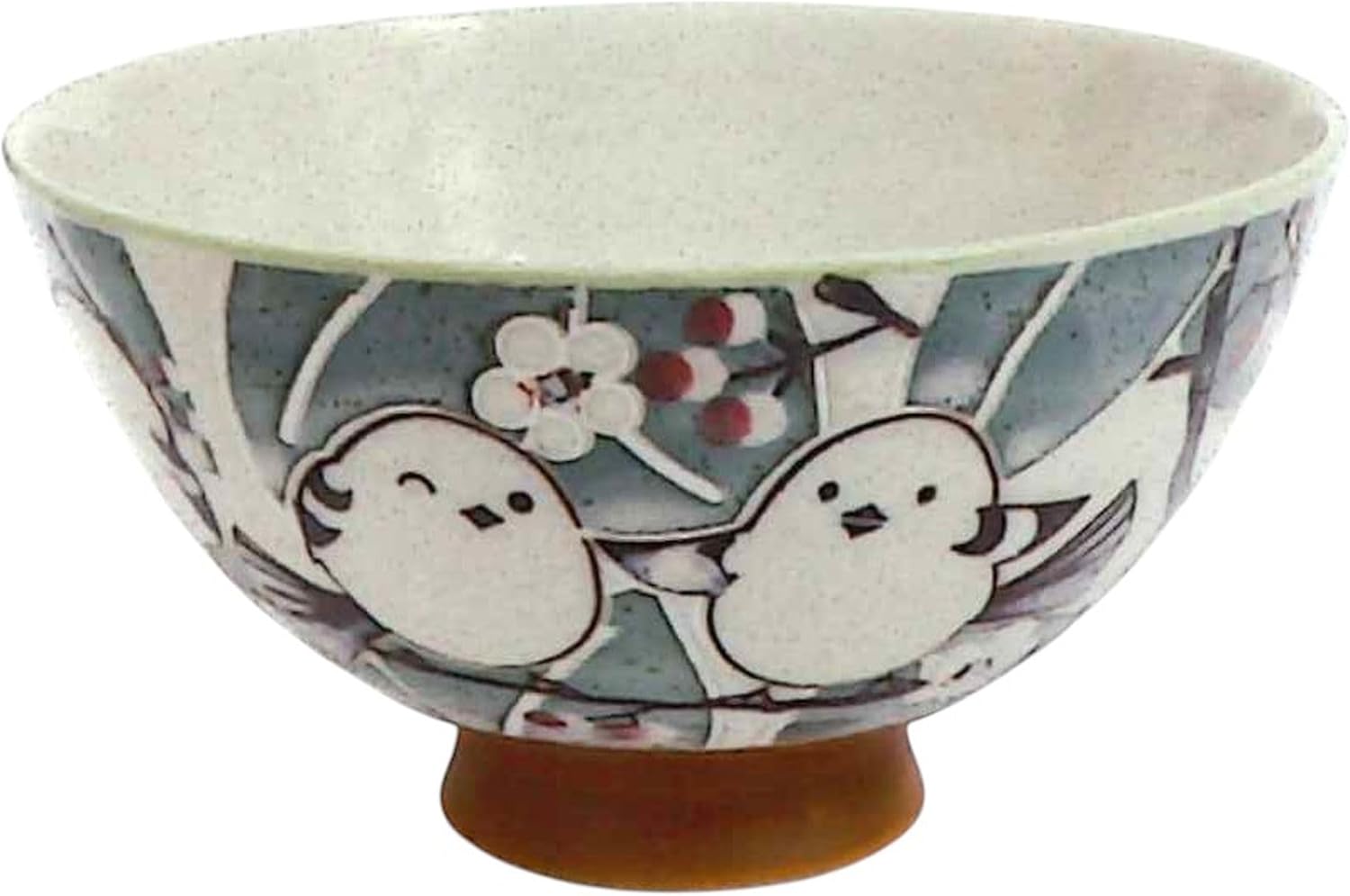 Tanaka Chopsticks Shop No. 511870 Shimaenaga, Large Mino Ware, Blue, Diameter 4.9 x 2.6 inches (125 x 67 mm)