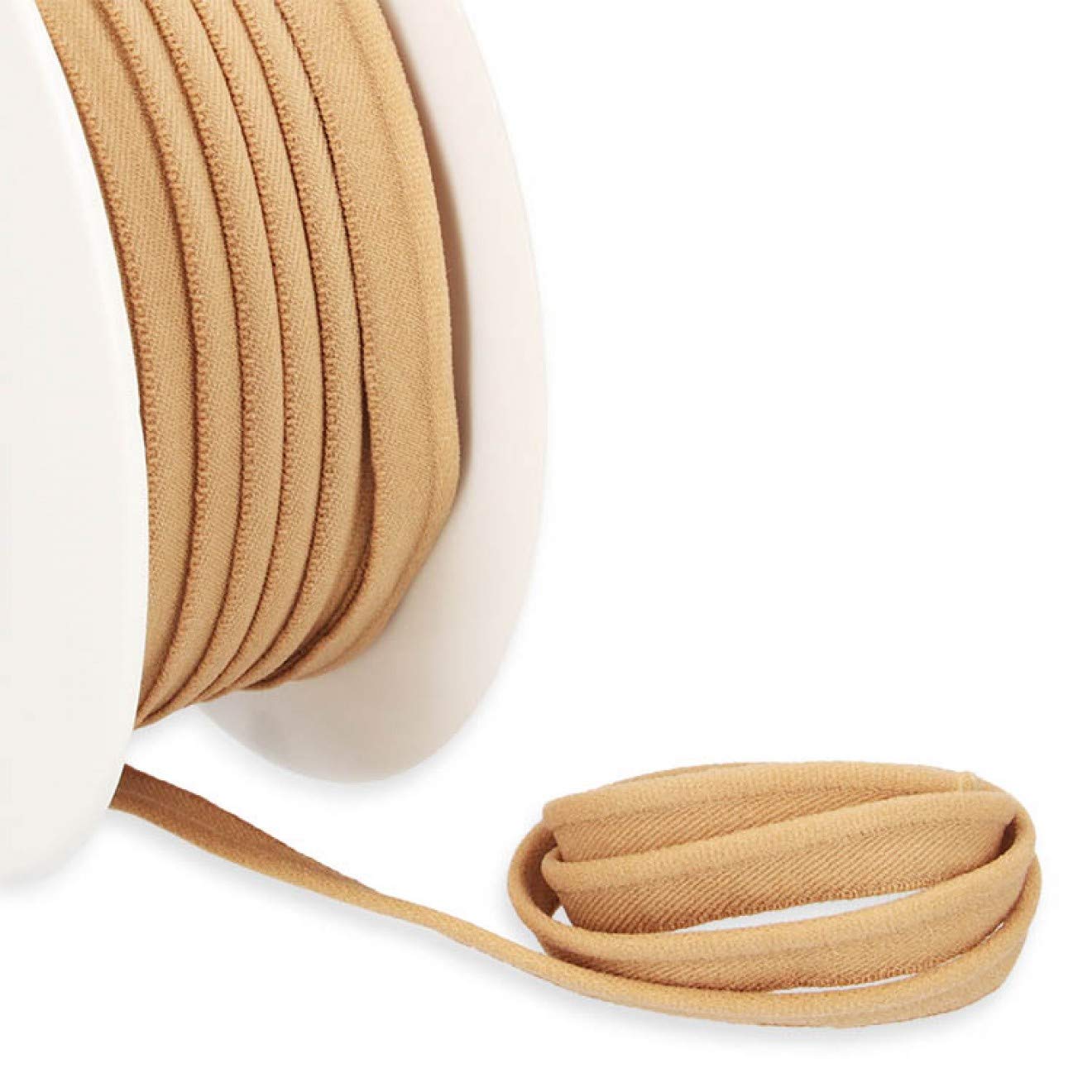 Paspelband Uni elastisch 10 mm col.004 beige 1 Meter