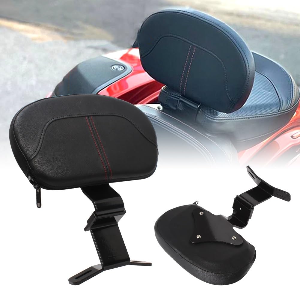 Pasuje do Harley Touring CVO Electra Road przemieszczanie się po ulicy King 09-22 PU skórzany zestaw montażowy przedniego oparcia kierowcy Pasuje do kierowcy Pasażera z Tyłu(Orange)