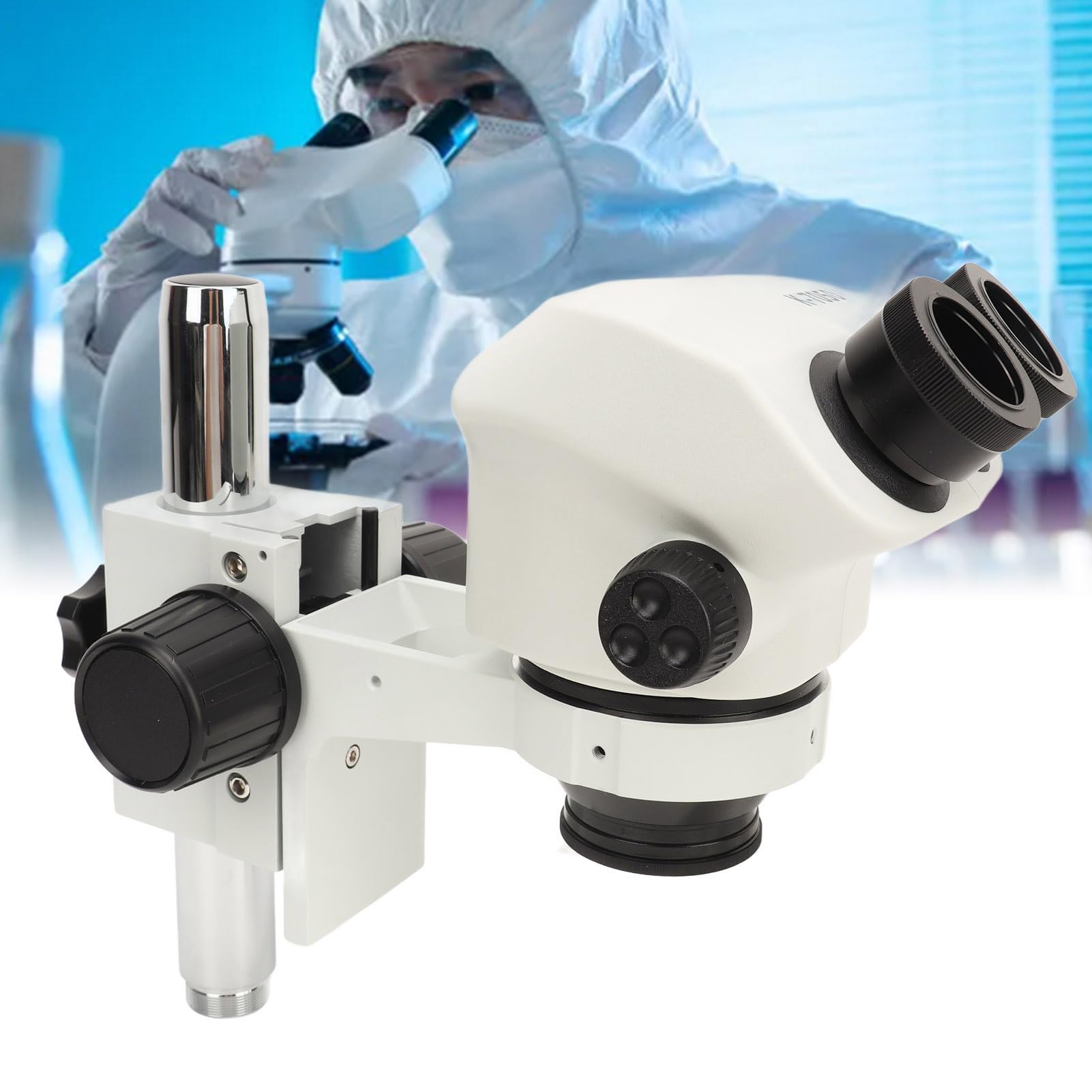 Microscopio Estéreo Trinocular, Microscopio Estéreo Trinocular Ocular 10X Objetivo 0,7X a 4,5X Aumento 7X a 45X Reparación Electrónica, Microscopio