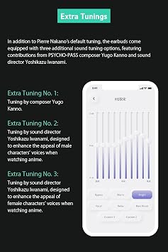 AVIOT TE-Z1PNK Anime Psycho-Pass Collab Voice Guidance | Noise Cancelling Earbuds | with Planar Magnetic Driver | High-Resolution Audio | Up to 18 Hours Playback | IPX4 Water Resistance