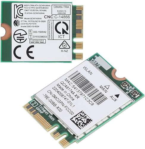 Miniatura 7 de PUSOKEI NGFF M.2 Tarjeta de red, 802.11AC 867M Bluetooth 4.1 de doble banda 2.4G5G módulo NGFF tarjeta para portátil, 802.11abgnac