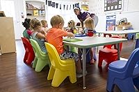 Vista 3 de Simplay3 Sillas Play Around (paquete de 2) - Tamale caliente rojo y amarillo limón