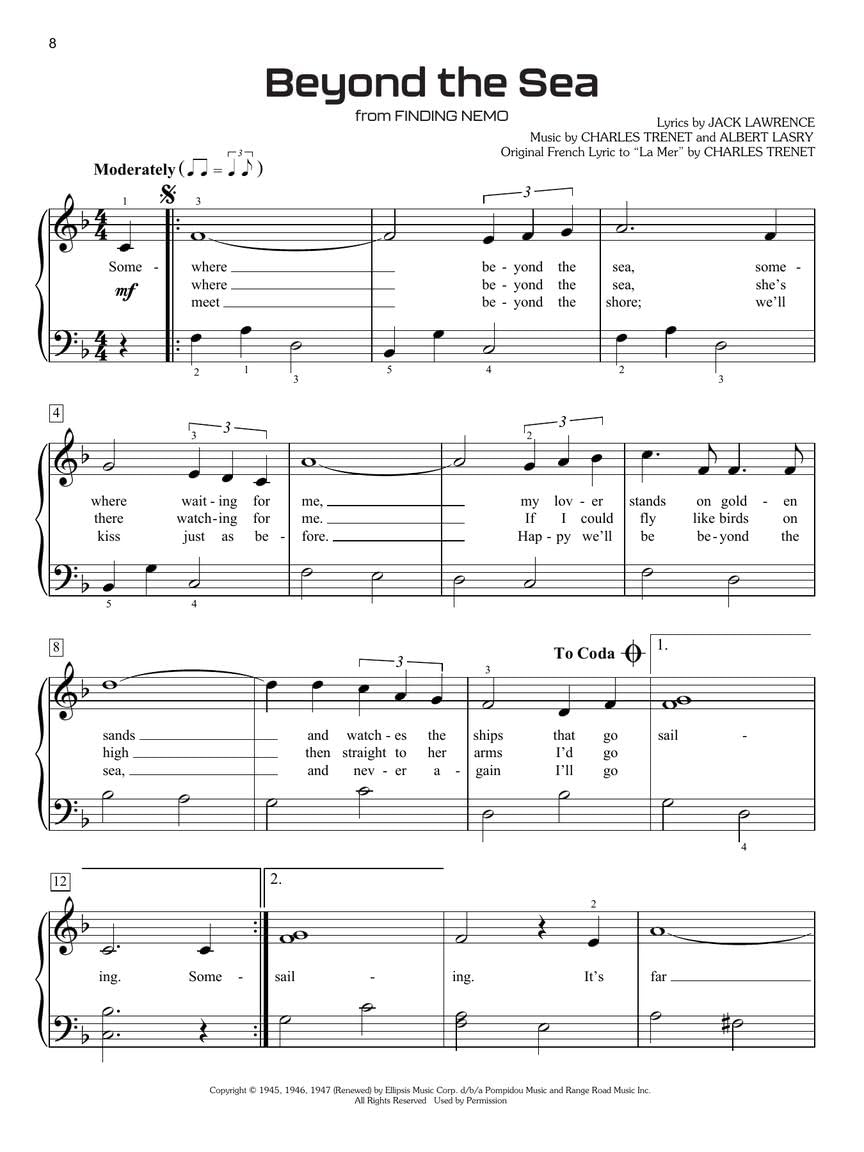 Movie Songs for Kids Easy Piano Songbook with Lyrics | 20 Fun Songs from Trolls, Moana, Frozen 2, Toy Story and More | Hal Leonard Sheet Music for Beginners and Young Pianists - Image 5