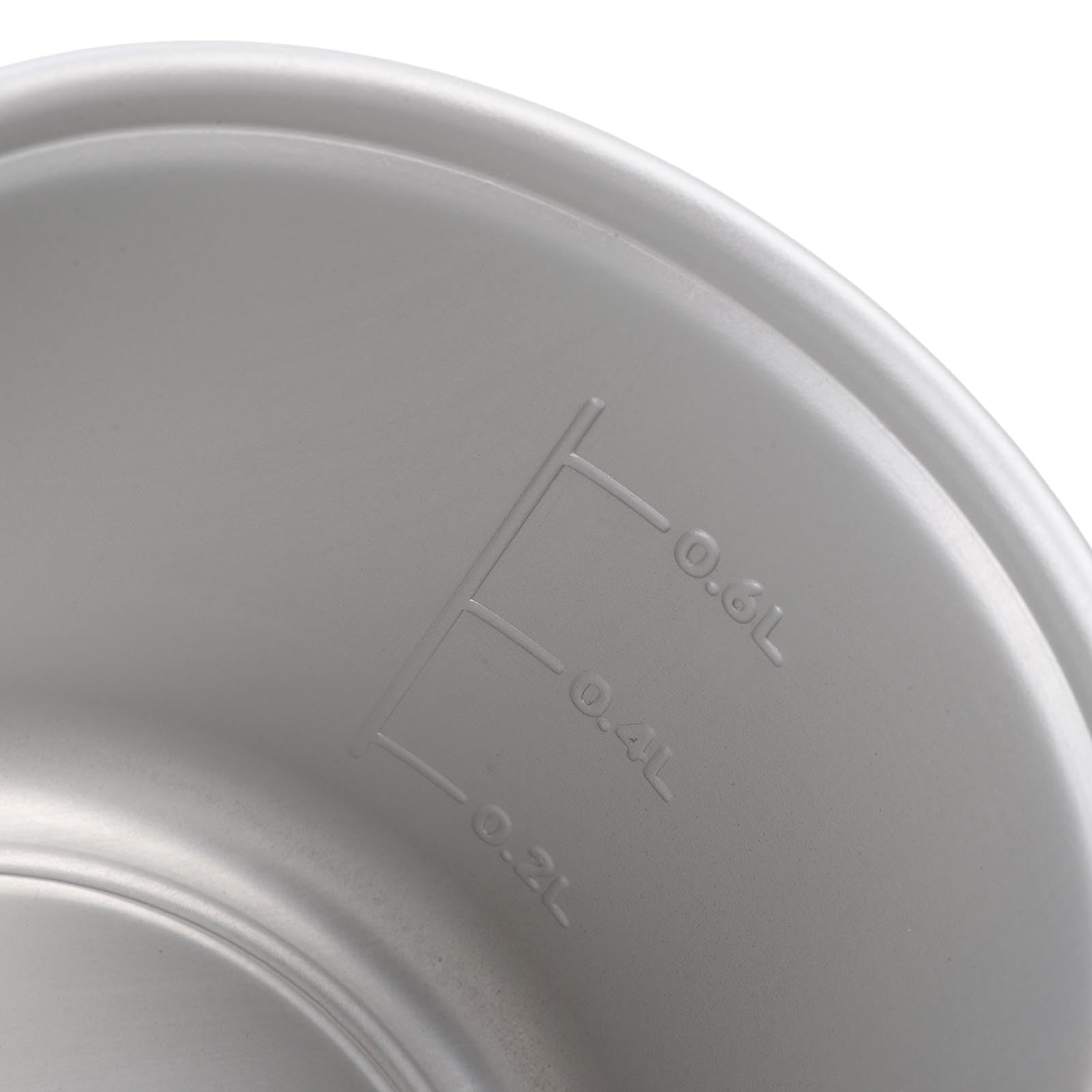 Olla Plegable para Acampar, Olla de Cocina portátil Ligera con Tapa y Mango Plegable para Acampar al Aire, mochilero y Senderismo
