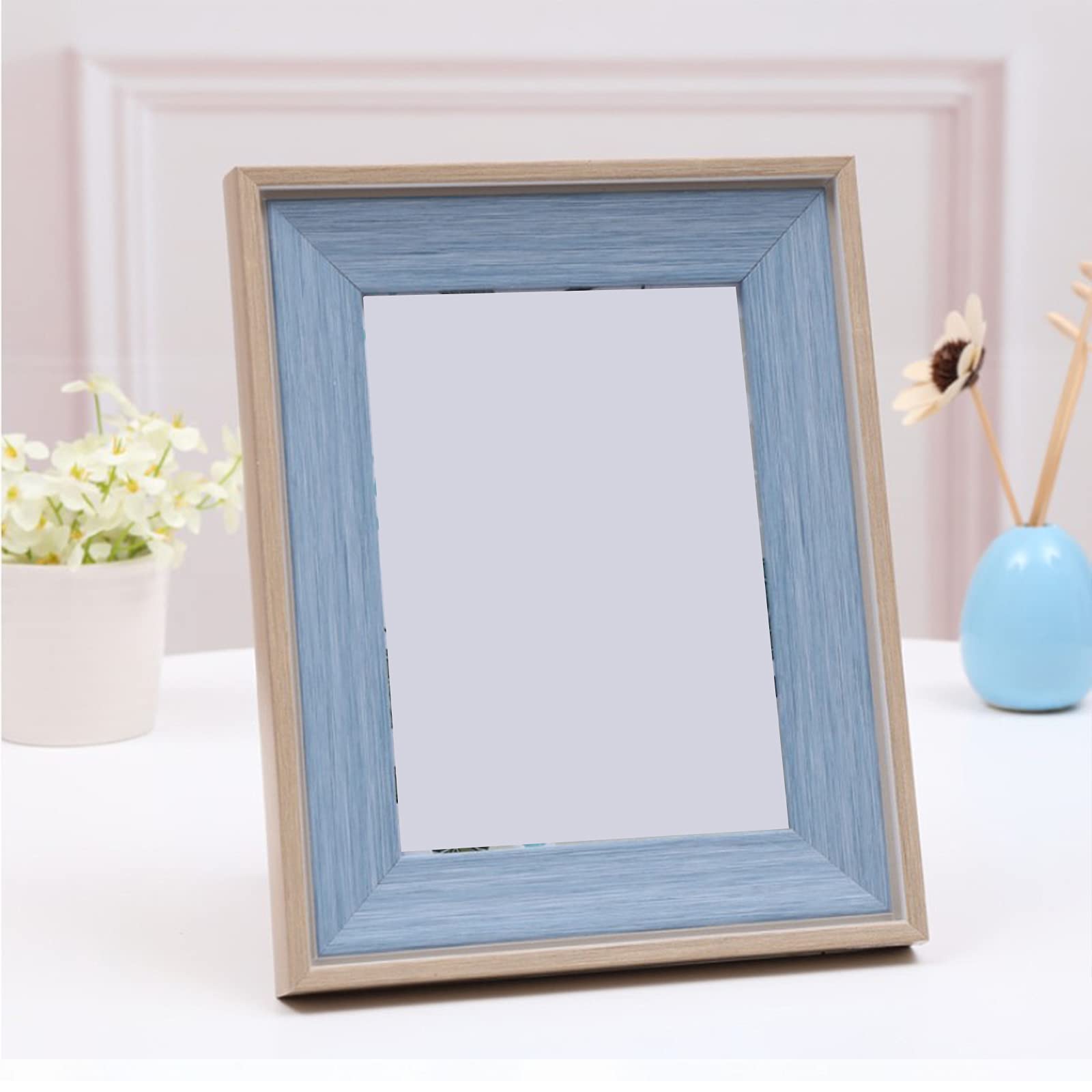 Bitray Cornice portafoto in legno, 8,9 x 12,7 cm, da tavolo