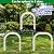 Garden Arch Trellis,Metal Pergola Arbor, Wedding Arch Flowers Frame Backdrop Stand,Garden Arch Arbor for Climbing Plant Wedding Bridal Party Decoration,Assemble Freely 2 Sizes