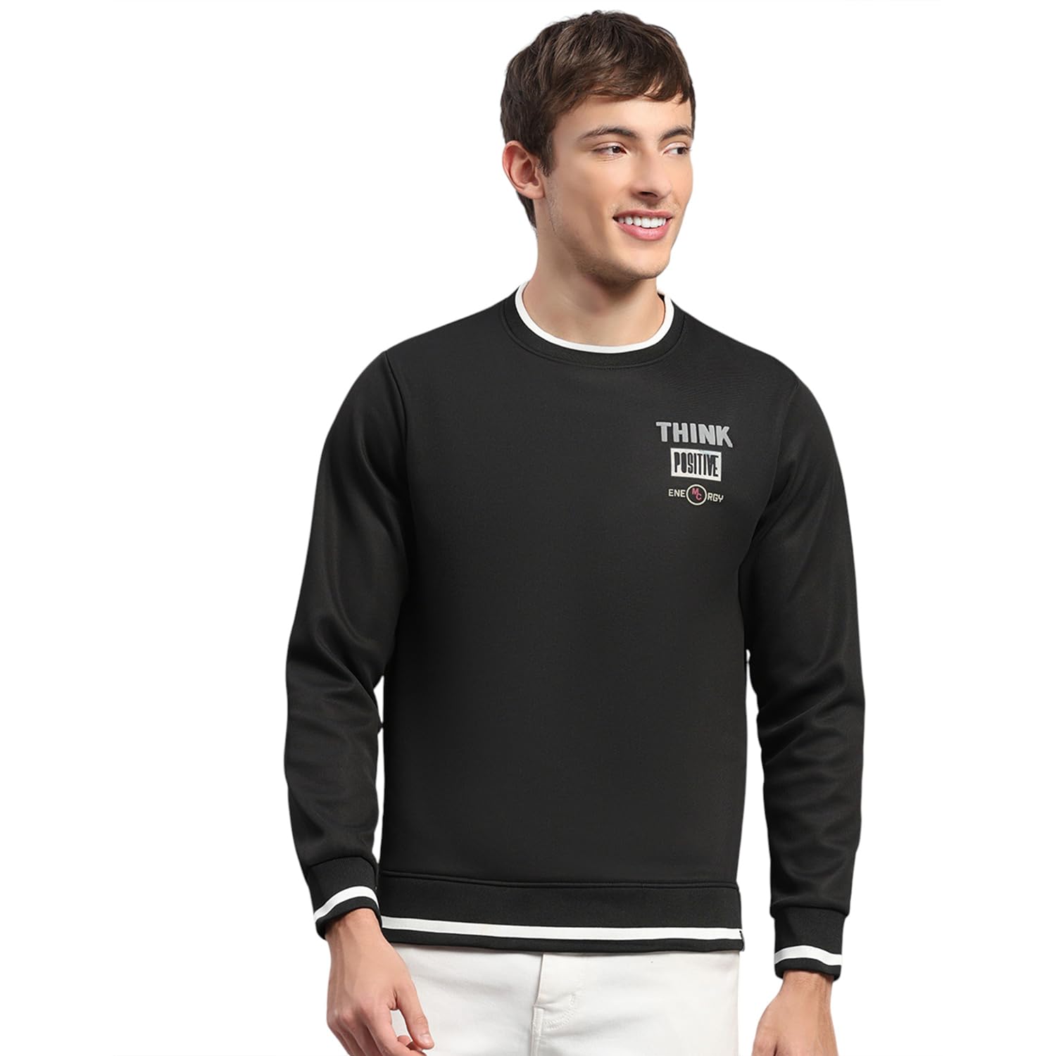 Mens Regular Fit Printed Pull On Full Sleeve Winter Sweatshirt | Stylish Sweatshirt for Men | Soft Comfortable Casual Winter Wear for Men's (Pack of 1)-image-48