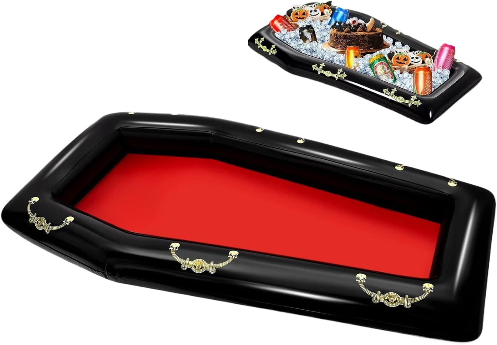 Inflatable Serving Bar,Inflatable Serving Tray | Blow up Floating Food Tray, Party Supplies for Beach Cookout Family Gatherings Picnic BBQ