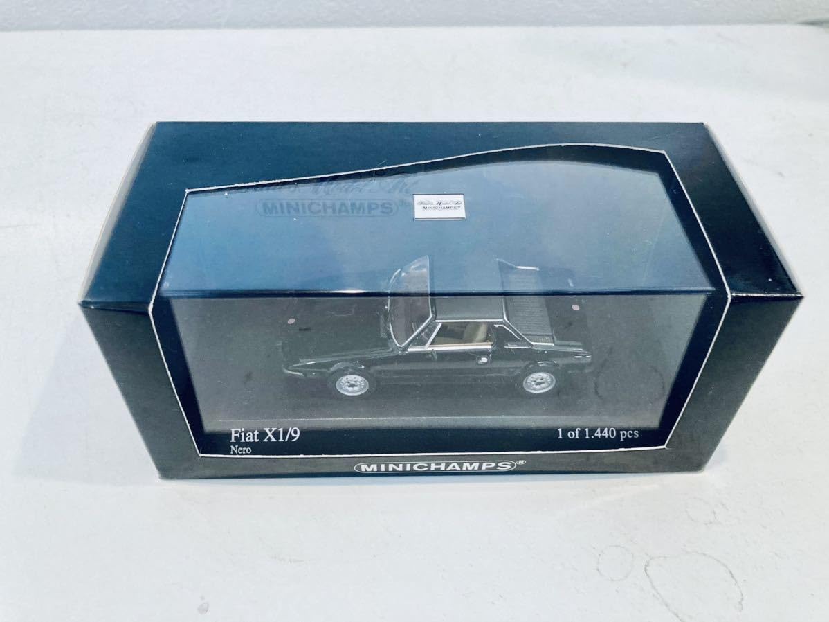 Amazon | 1/43 Minichamps FIATフィアット X1/9 1974 Black | ミニカー