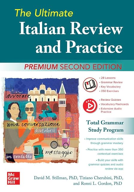 Portada de The Ultimate Italian Review and Practice, Premium Second Edition [Idioma Inglés]