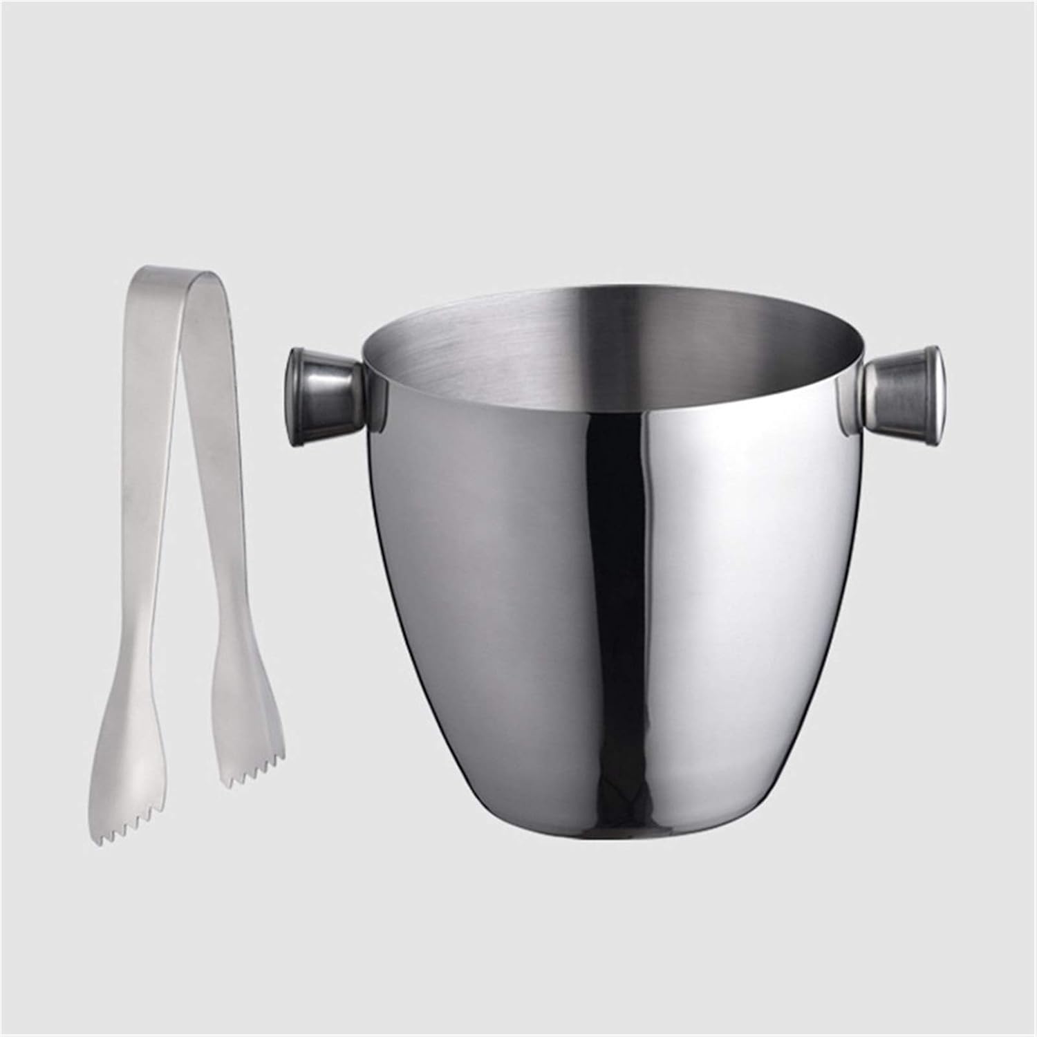 New Stainless Steel Thickened Ice Bucket Wine Cool Champagne Cooler for Hotel Bar KTVs
