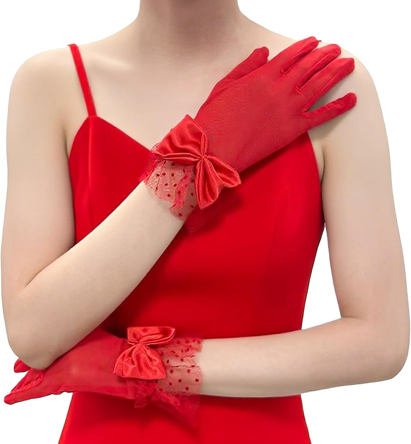 Lace Gloves Wedding Tea Party Gloves for Women