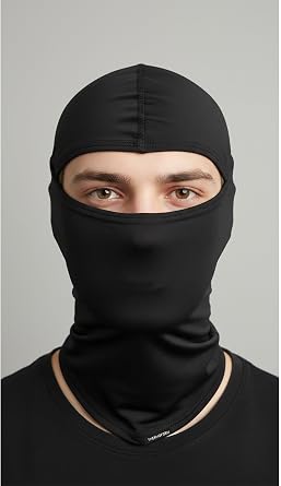 Thermoform AeroRide Mikrofiber Kask  i Balaklava Antimikrobiyal Kar Maskesi S YAH
