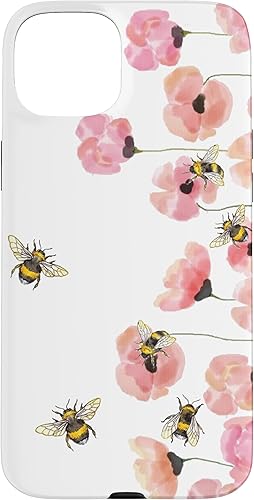 Vista 9 de Bumble bee - Honey Bees. bee Lover. Pink Flower. Gift Case for iPhone 17