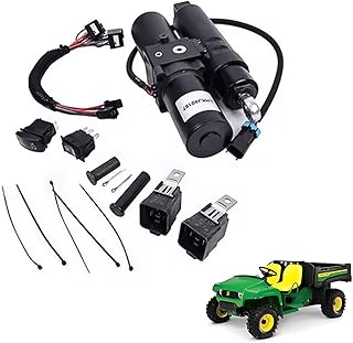 AM145903 BM25143 12V Cargo Box Power Lift Actuator Kit with Switch and Relays Compatible with John Deere Gator Gators XUV 825i 855D 865R 865E 855M 855E 835R 835M 835E 825M