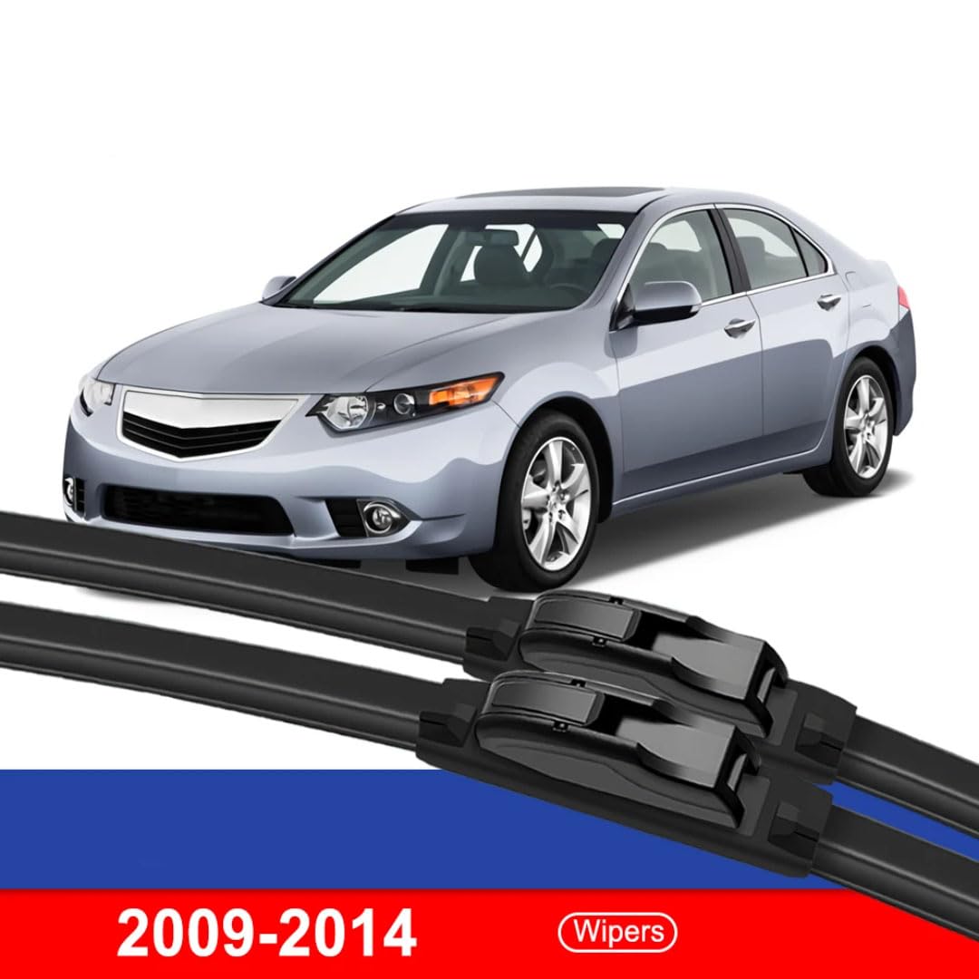Wycieraczki dla Acura TSX 2009-2014, przednie wycieraczki samochodowe, wycieraczki szyby przedniej 24"+22"