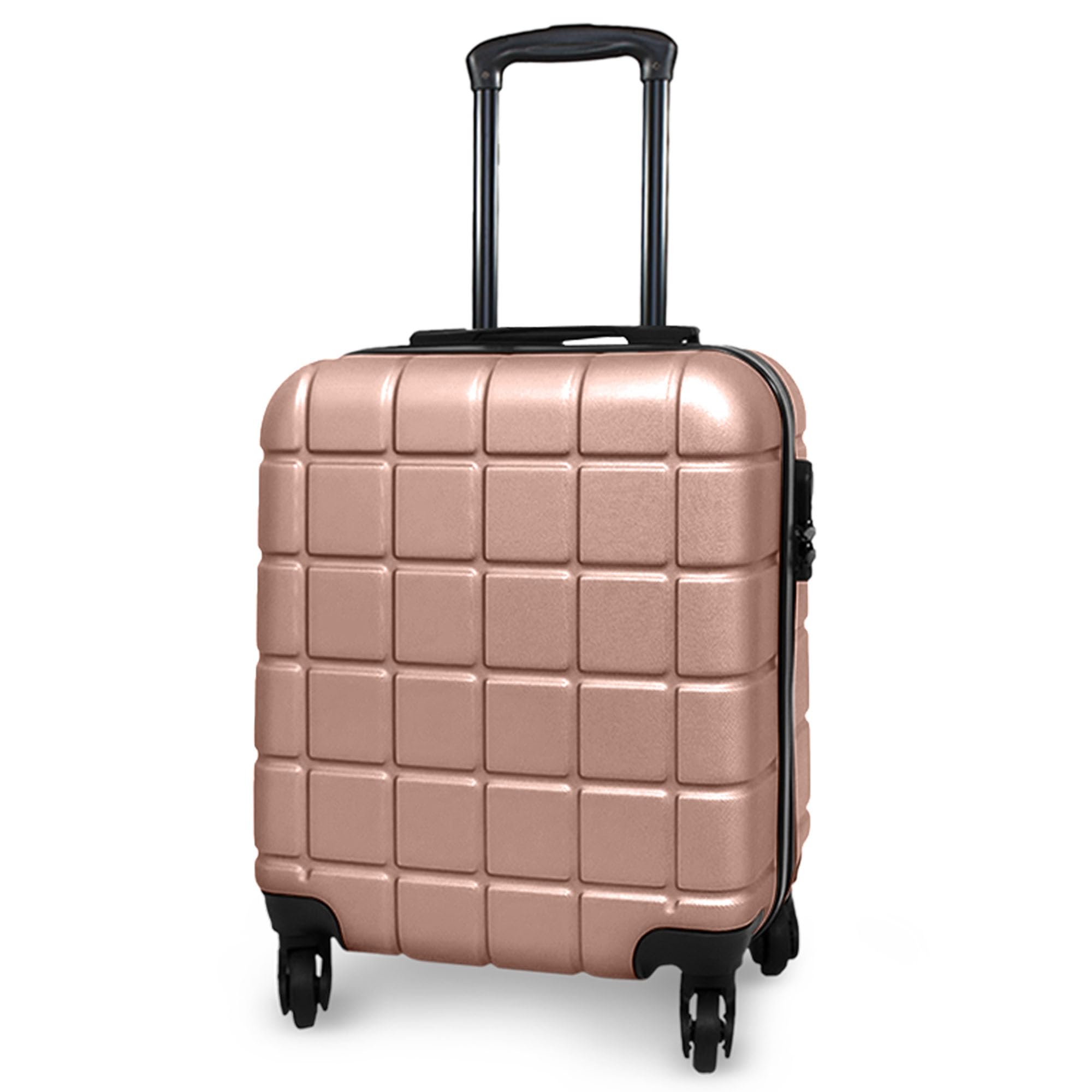 AVIOAtlas Cabin Suitcase 45x36x20cm - Lightweight Double-Wheel Luggage Bag, 3 Internal Pockets, Telescopic Handle w/ 3 Heights, Durable ABS Hard Shell - Approved by Most Airlines