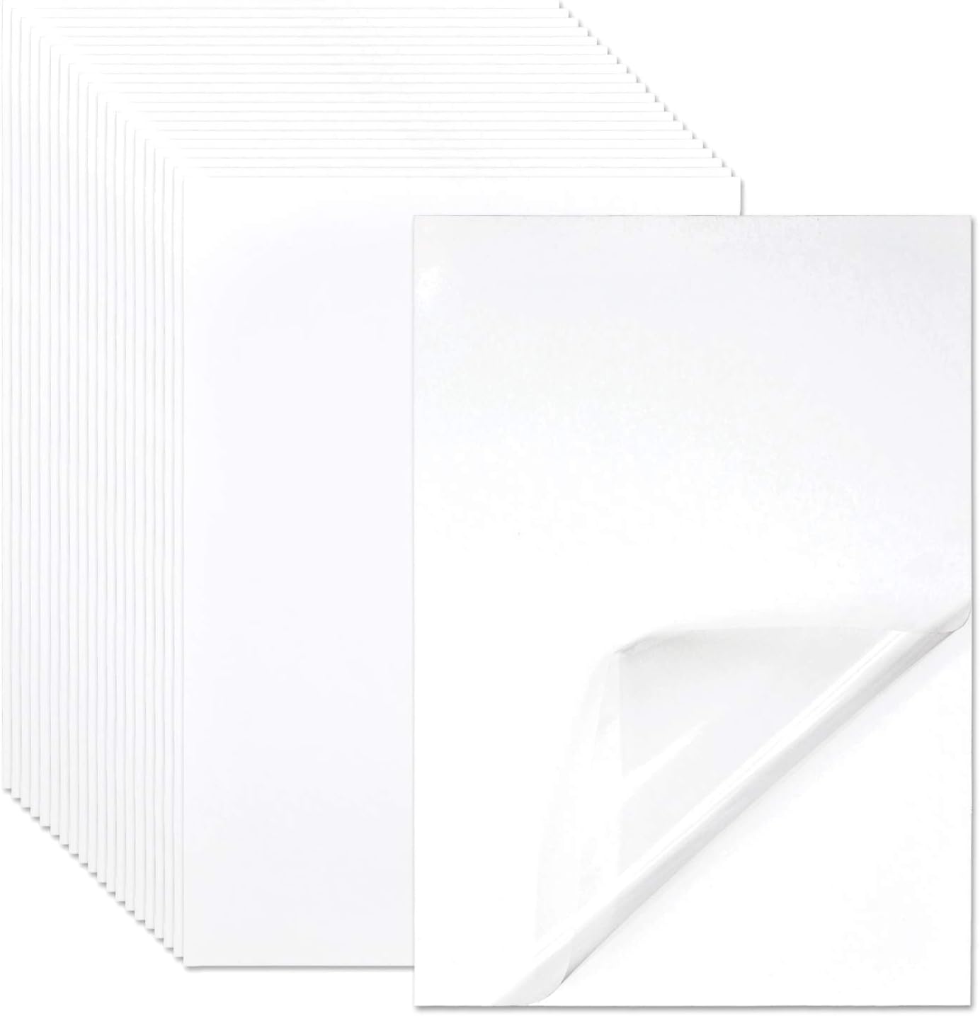 KRISMYA Printable Translucent Vinyl for Inkjet Printer 20 Sheet 8.3 x