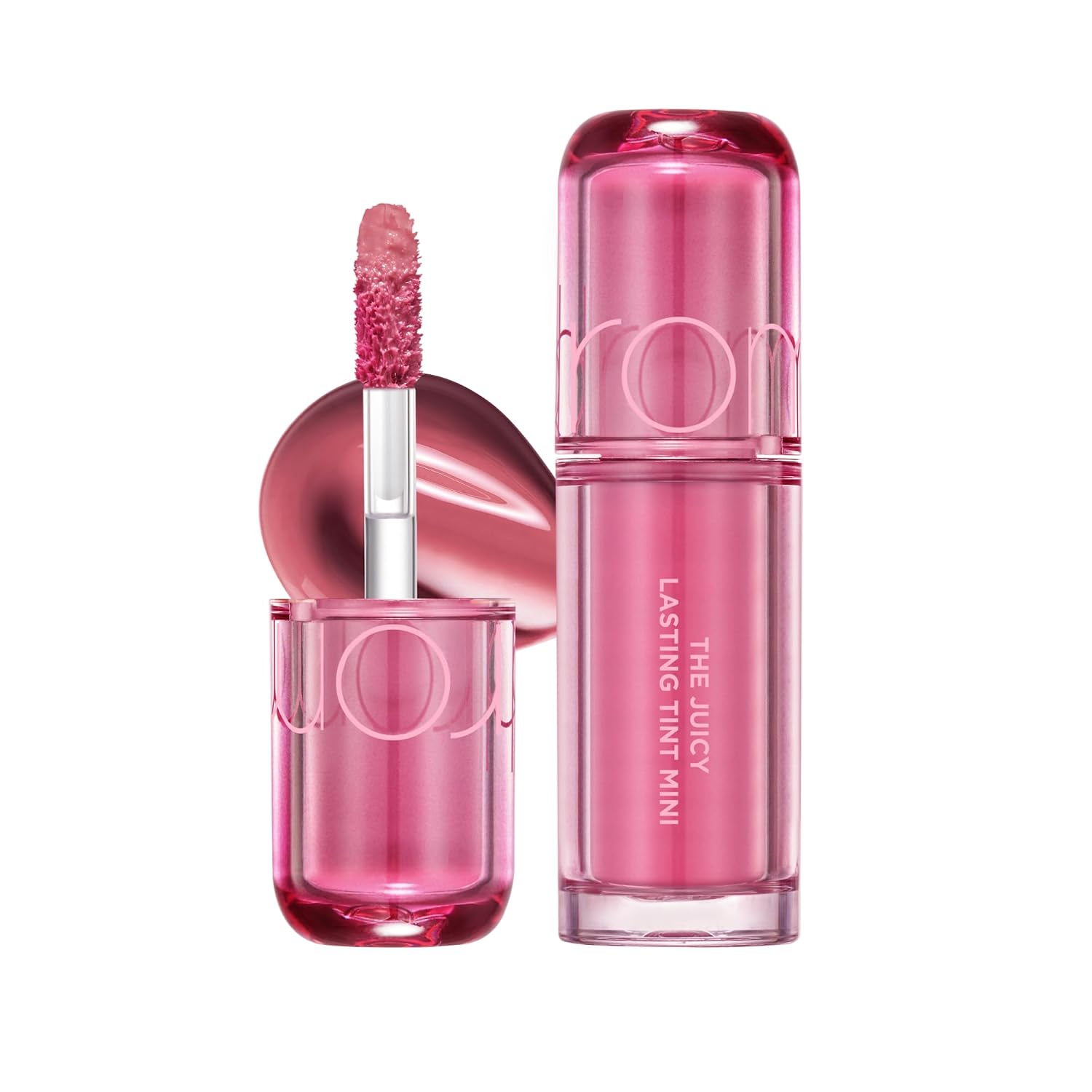 rom&nd The Juicy Lasting Tint Mini | Glossy Lip Tint | Summer Fig | 1oz