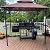 Grill Gazebo Shelter, 8'x 5 Gazebo Canopy Tent with Double Tier Soft Top and Steel Frame Canopy for Party BBQ Backyard Patio Outdoor Gazebo, Easy to Assemble, Elegant Design, Good Stability, Brown