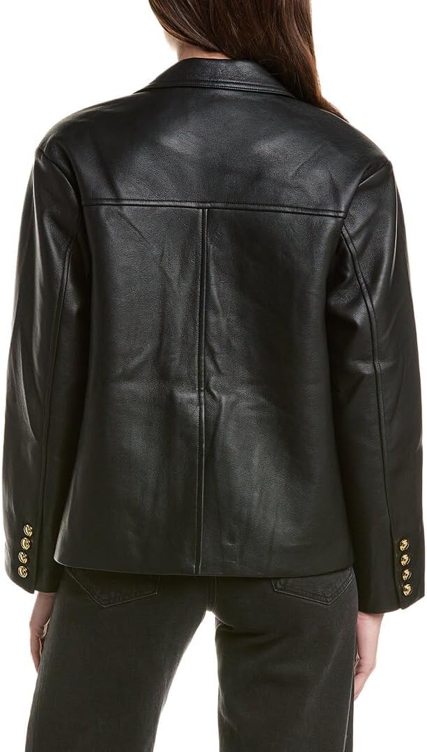 English Factory Womens Drop-Shoulder Jacket, Xs, Black