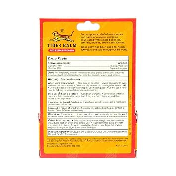 Tiger Balm Tiger Balm,x-strng,red, 18 Grm