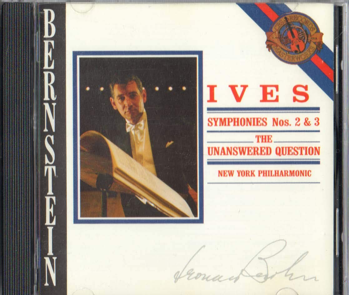 charles ives: symphony no.2 & no.3, the answered question, leonard bernstein & new york philarmonic