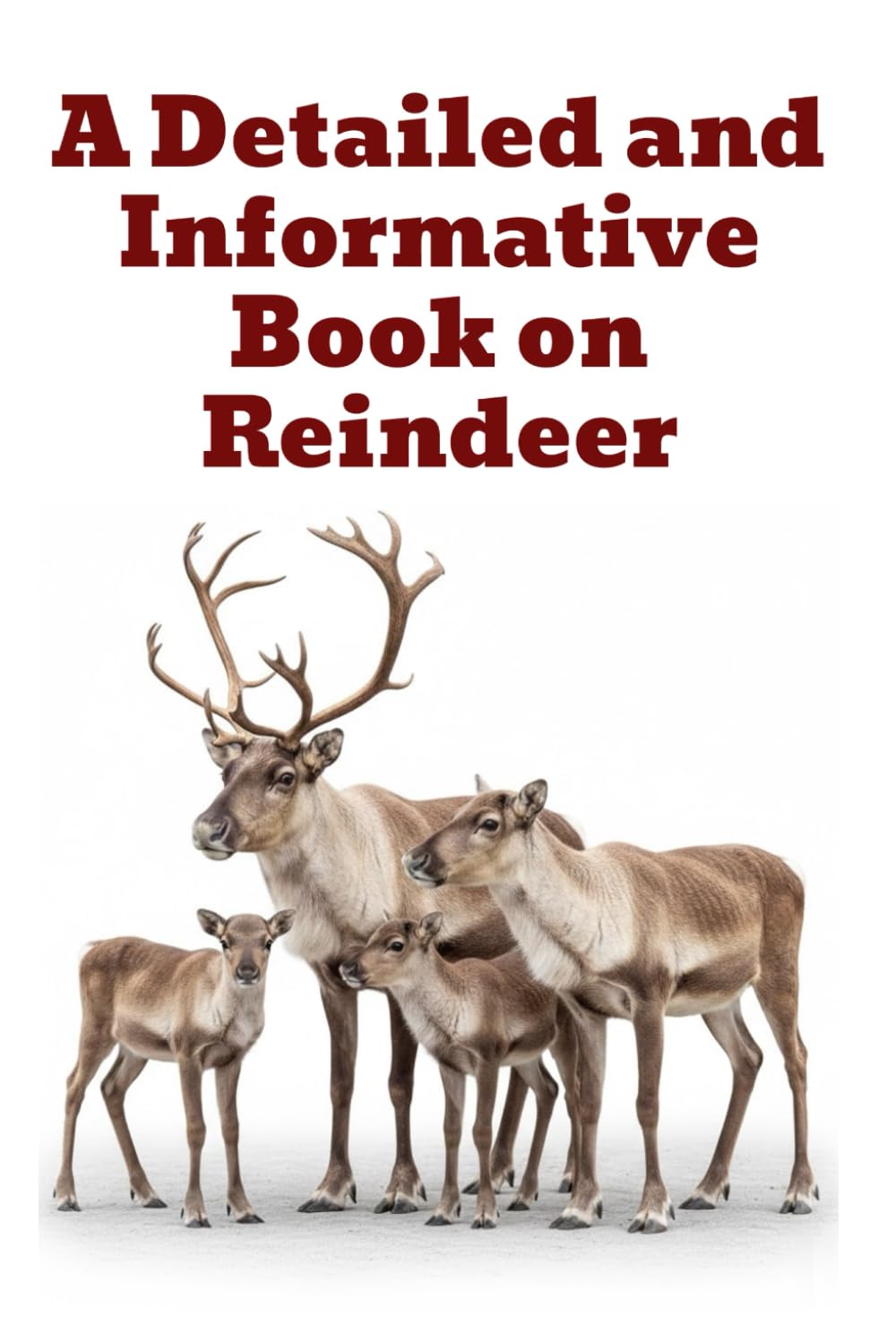 A Detailed and Informative Book on Reindeer (The Detailed Deer Family Book Series)
