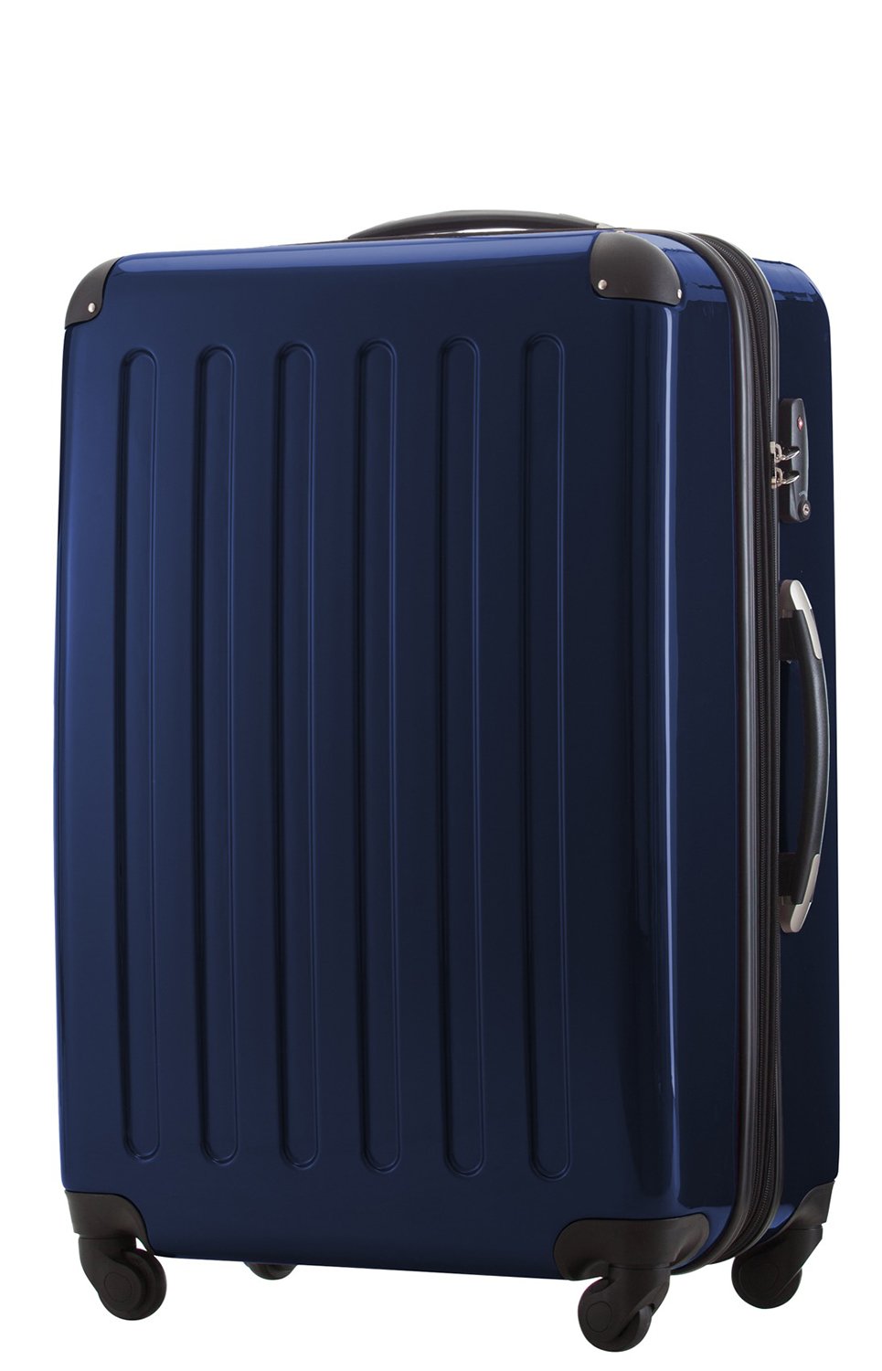 HAUPTSTADTKOFFER - Valigia Rigida Alex, Taglia 75 cm, 119 Litri, Colore Blu scuro