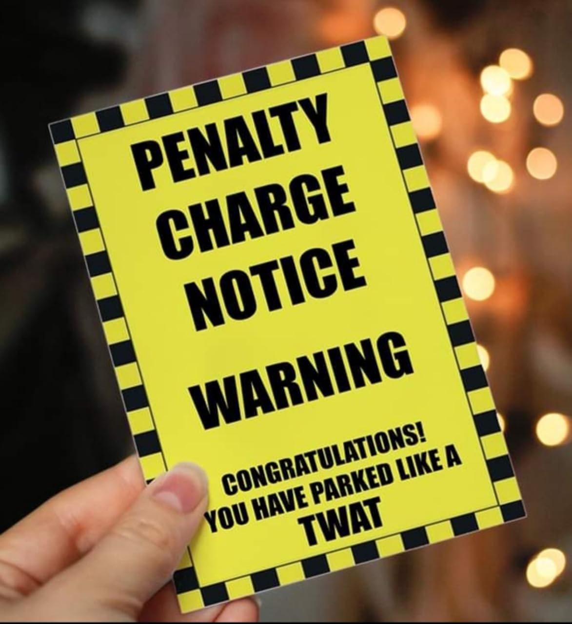 Funny Parking Ticket Notices PACK OF 20