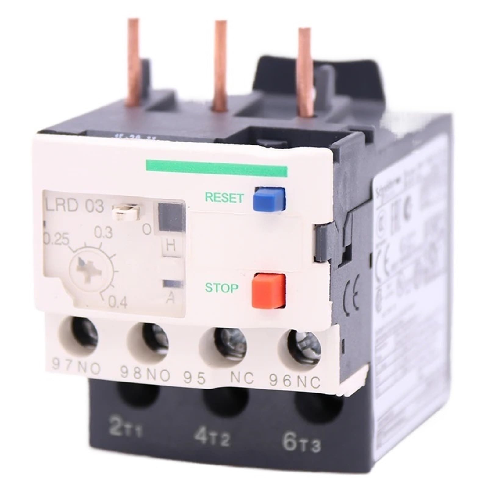 LRD03 Relais de Surcharge Thermique différentiel Schneider 0,25-0,4 A