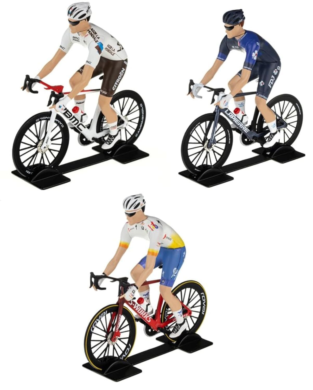 Collection 13 Figurines Cyclistes Cofalu - Tour De France 1972 - Peintes à La Main