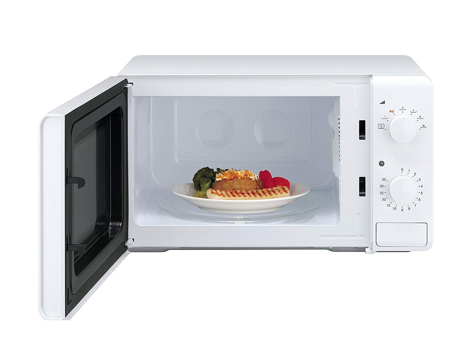 Daewoo Manual Control Microwave, 700 W, 20 Litre, White