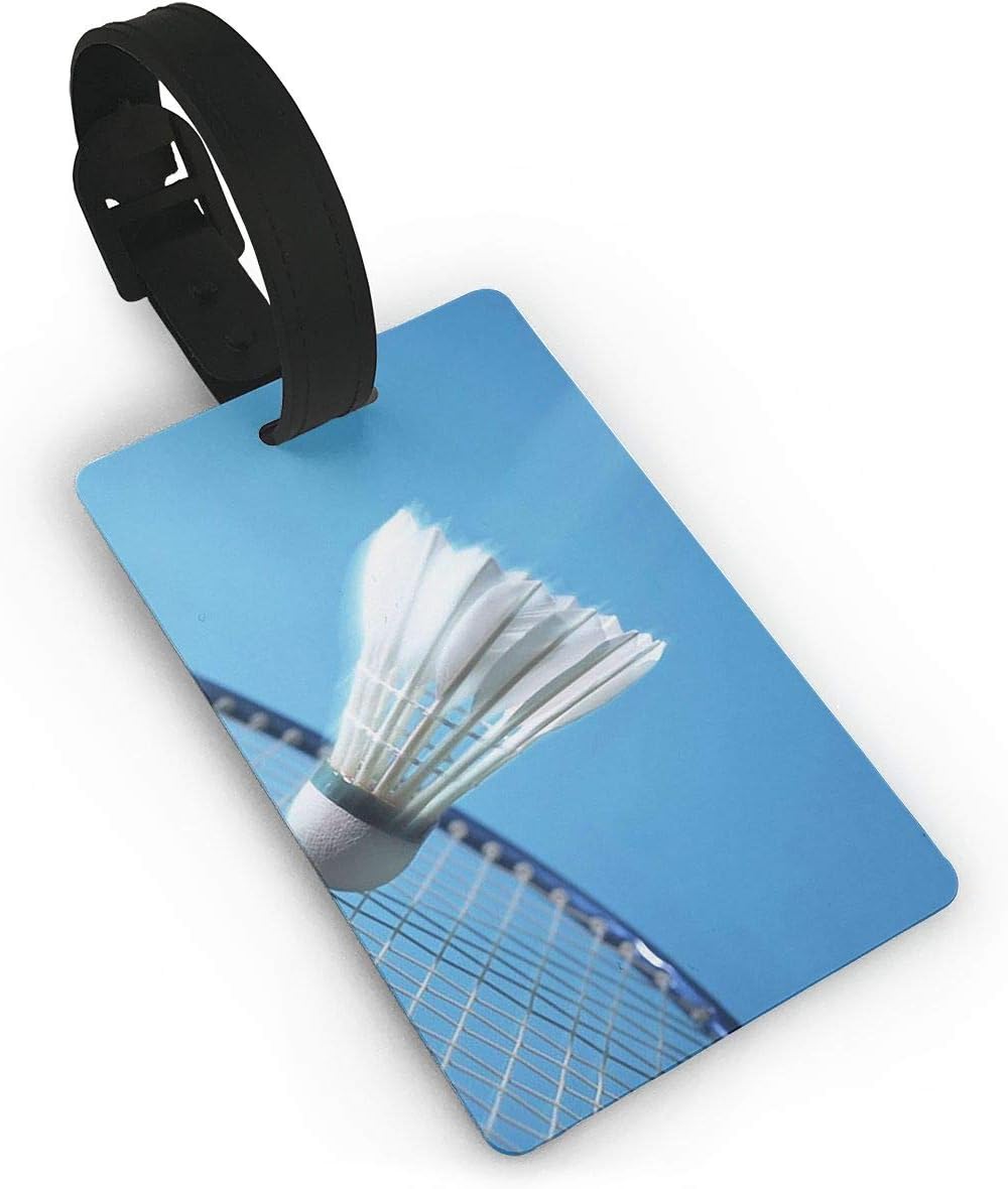 Travel Luggage Tags Badminton Trajectory Name ID