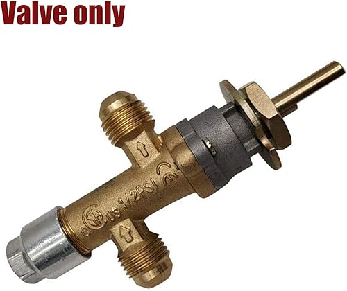 Miniatura 4 de MENSI 5/8-18UNF Fogata de gas propano macho y calentador de chimenea Válvula de control principal de baja presión con falla de llama, válvula