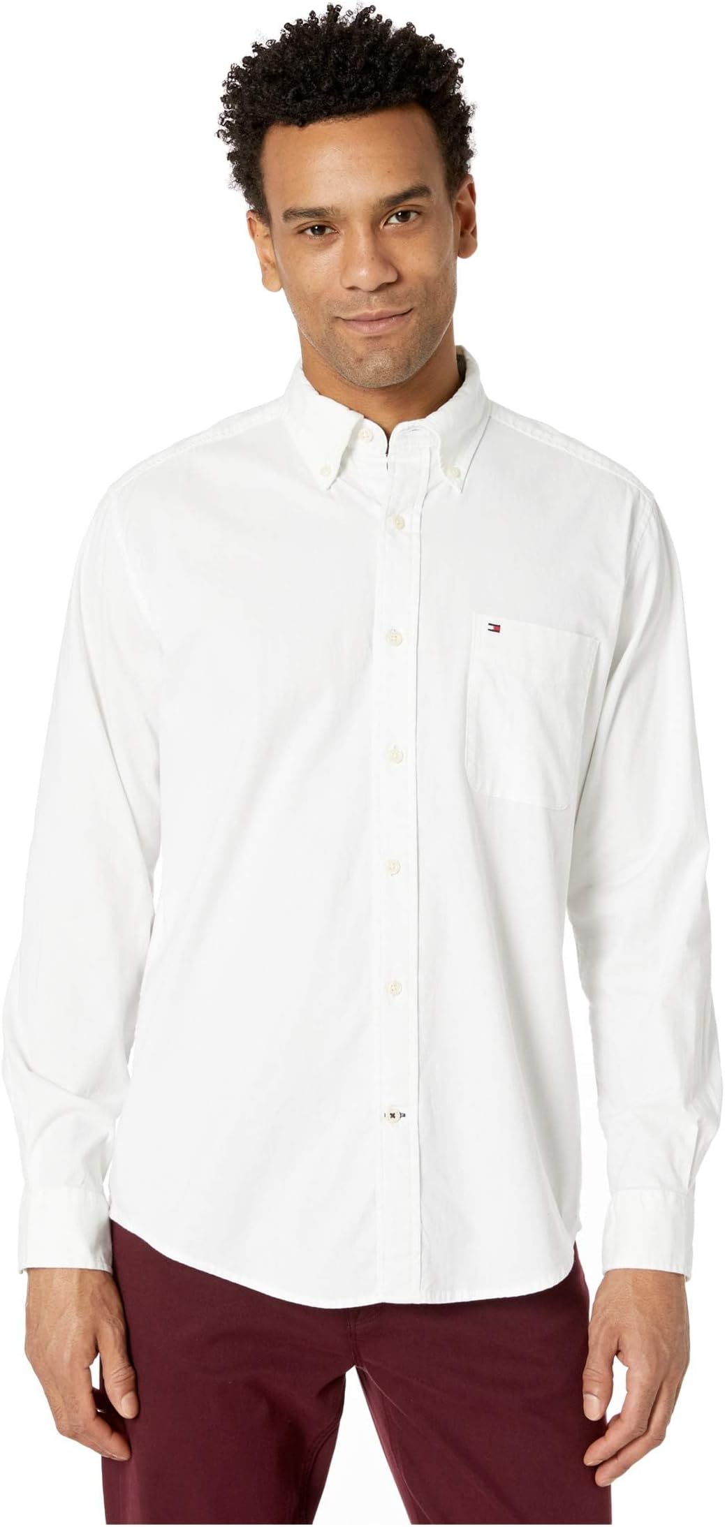 Tommy Jeans Men's Twain Button Down Shirt Classic Fit