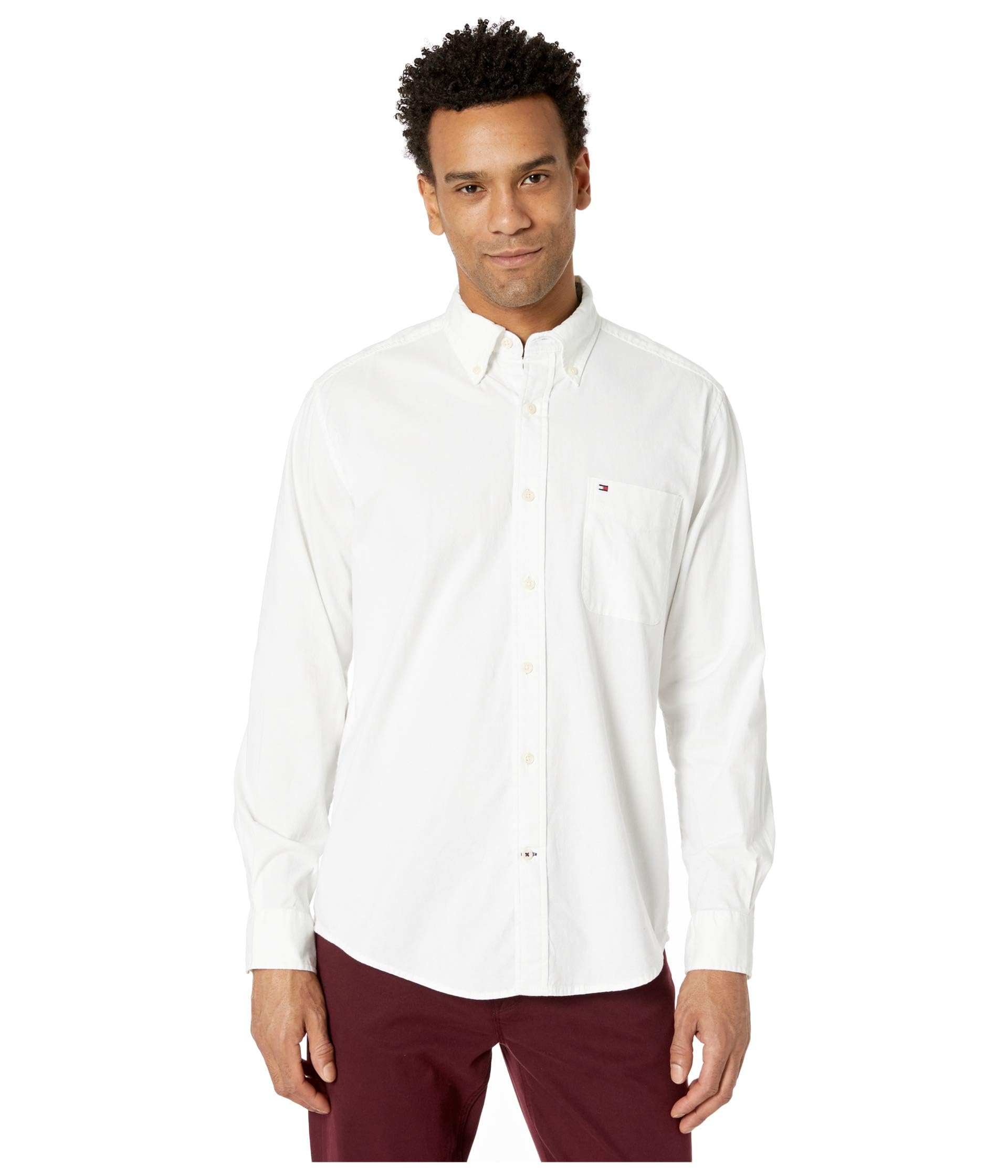 Mens Twain Check Stretch Ls - CLF