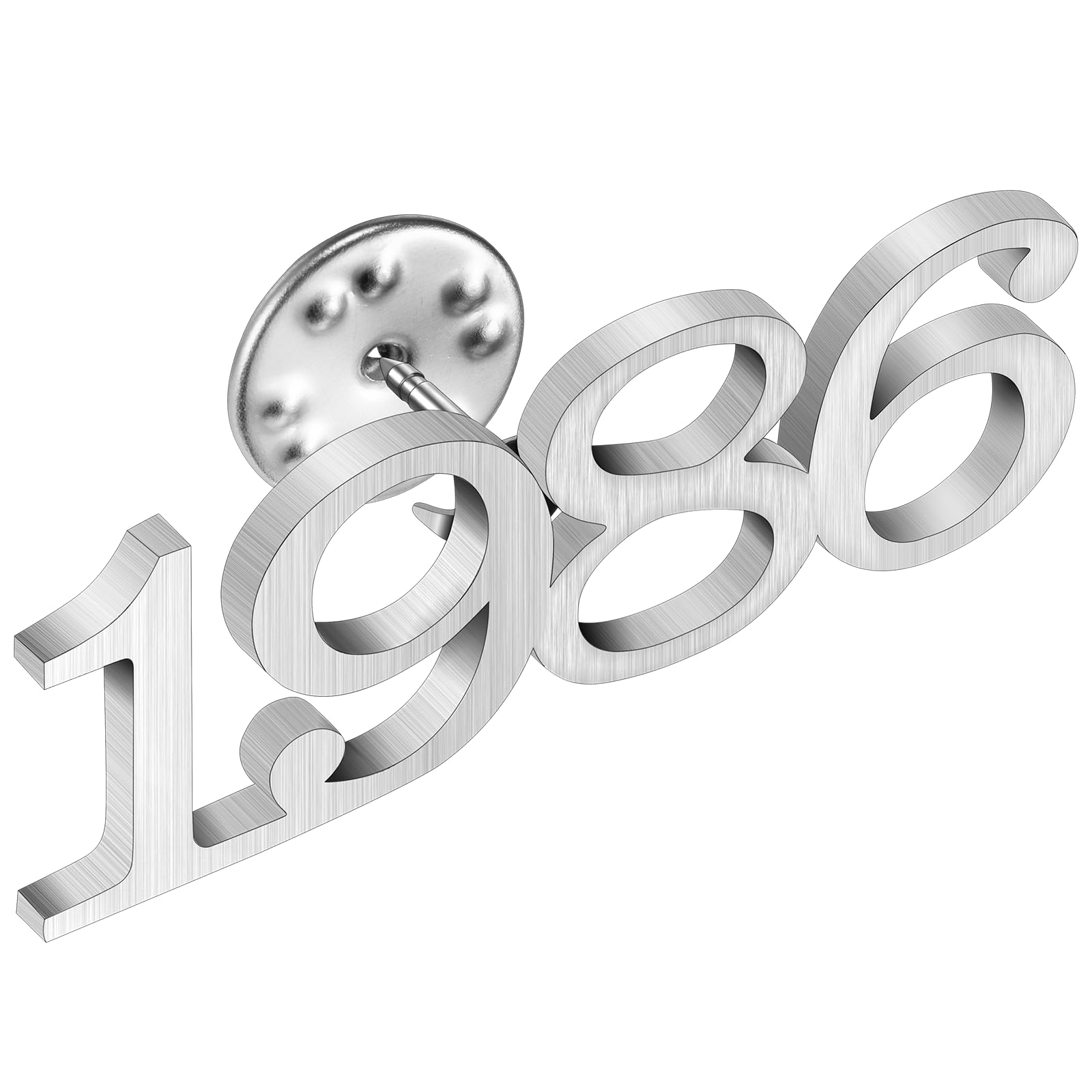 AMITER Birth Year Lapel Pin, 1970-2025 Enamel Brooch Pins Tie Tacks for Men &amp; Women Birthday, Graduation, Anniversary