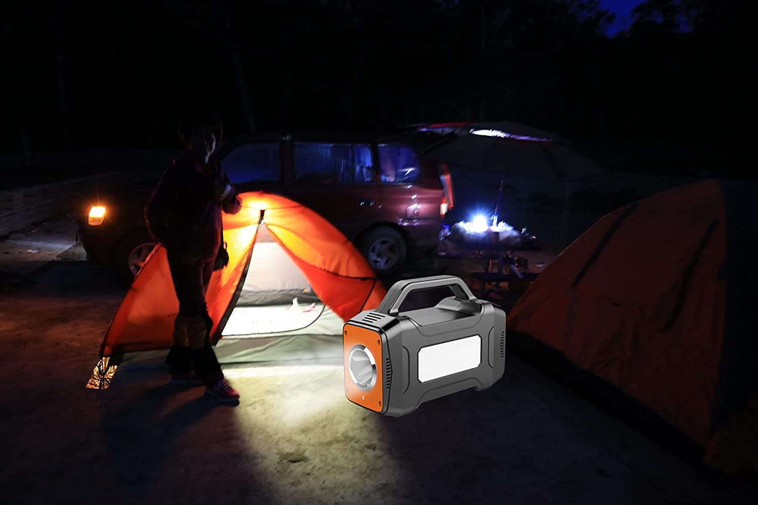 Mini estación de energía portátil de 44 WH con batería de Litio 18650 para Carga de Emergencia