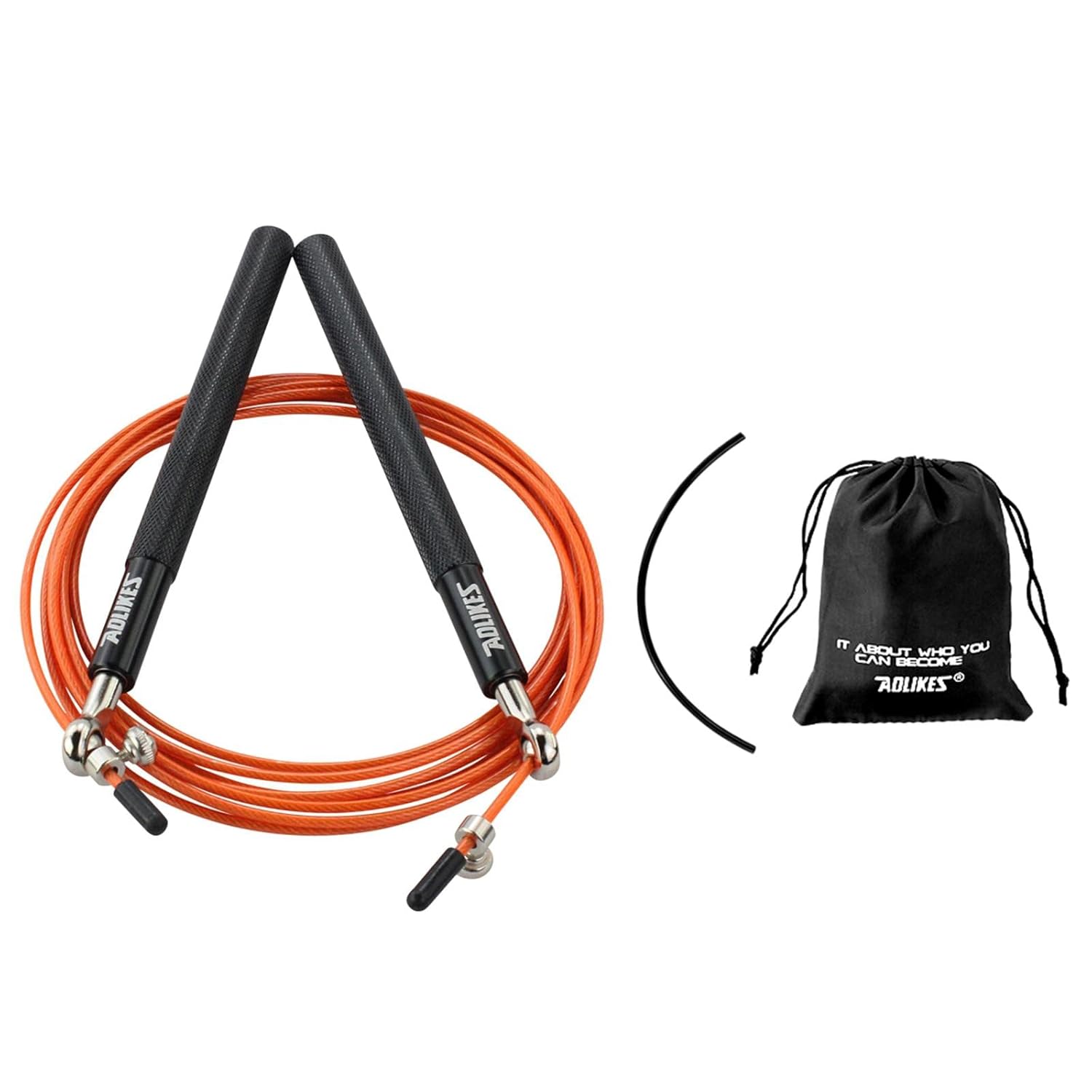 LOOM TREE Skipping Rope Jumping Rope Speed Jump Rope for Workout Home Exercise Fitness Orange | Jump Ropes | Fitness Equipment & Gear | Fitness Running & Yoga