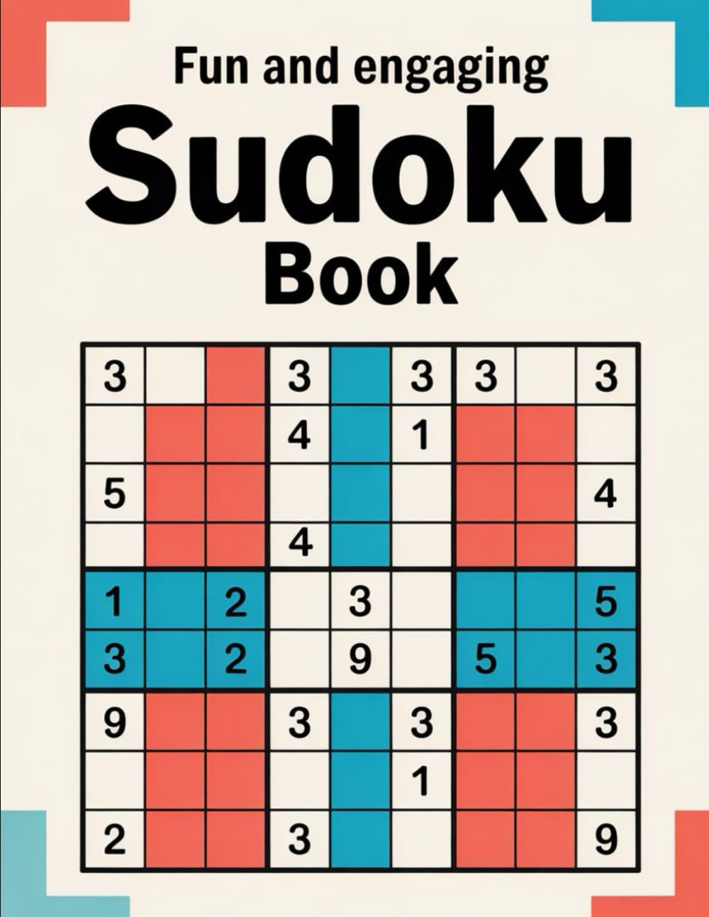 Fun and Engaging Sudoku Book: An amazing collection of sudoku activities themed around ocean. Perfect for hours of entertainment!